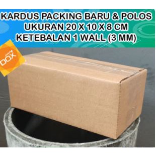 

Kardus Packing - Karton - Box - Polos - Termurah - 20x10x8 cm-meteor