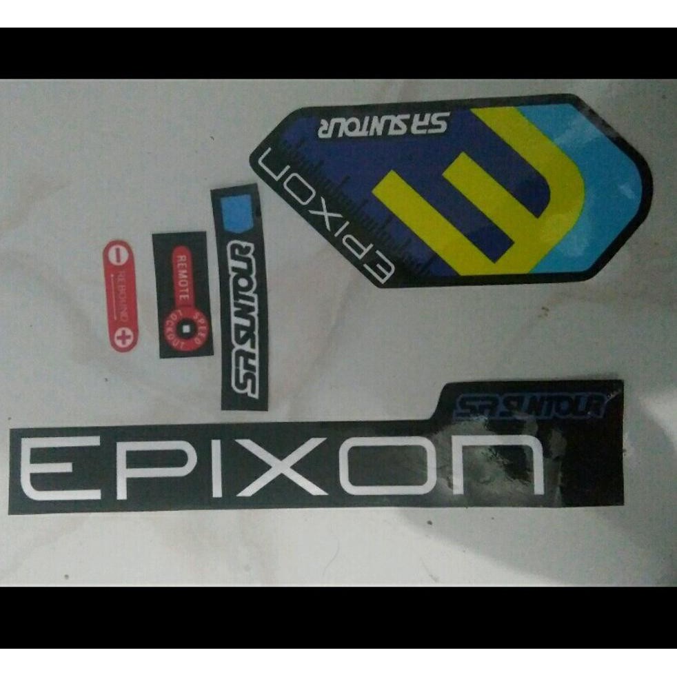 decal stiker fork sr suntour epixon