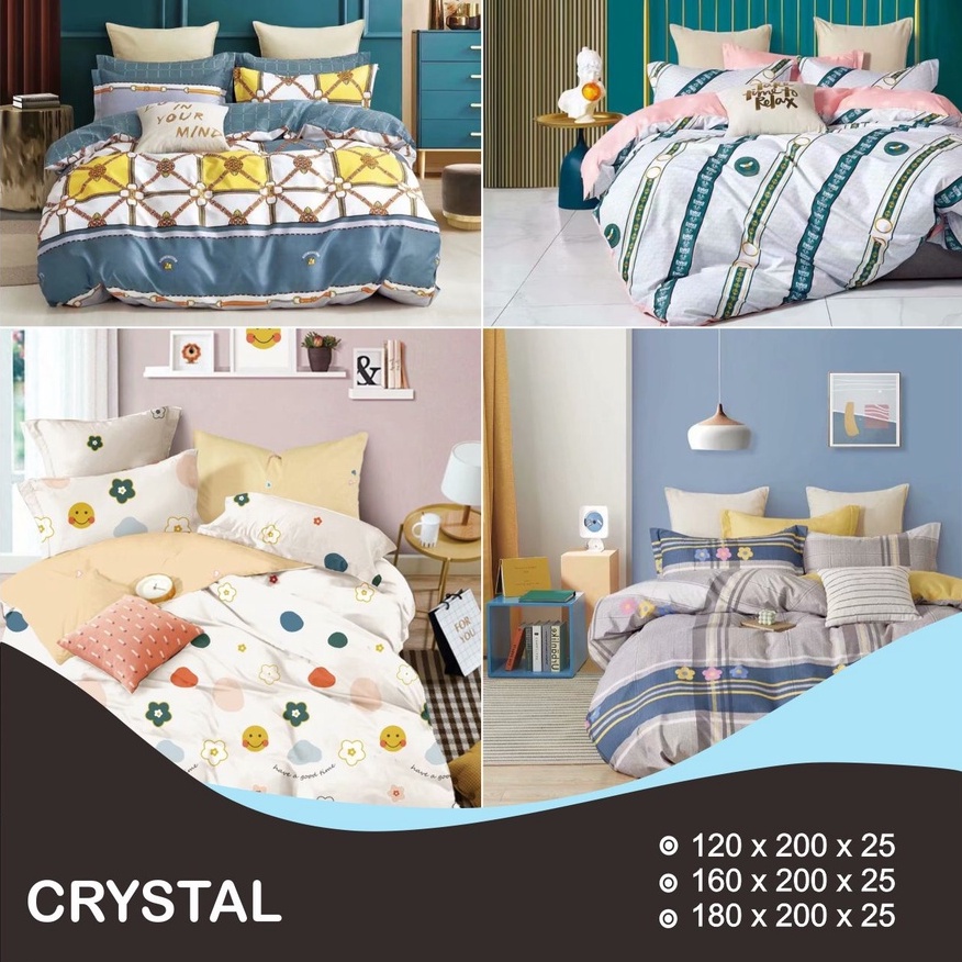 Festivo Sprei Set Motif Minimalis Ukuran 120x200 160x200 180x200 Tinggi 20cm