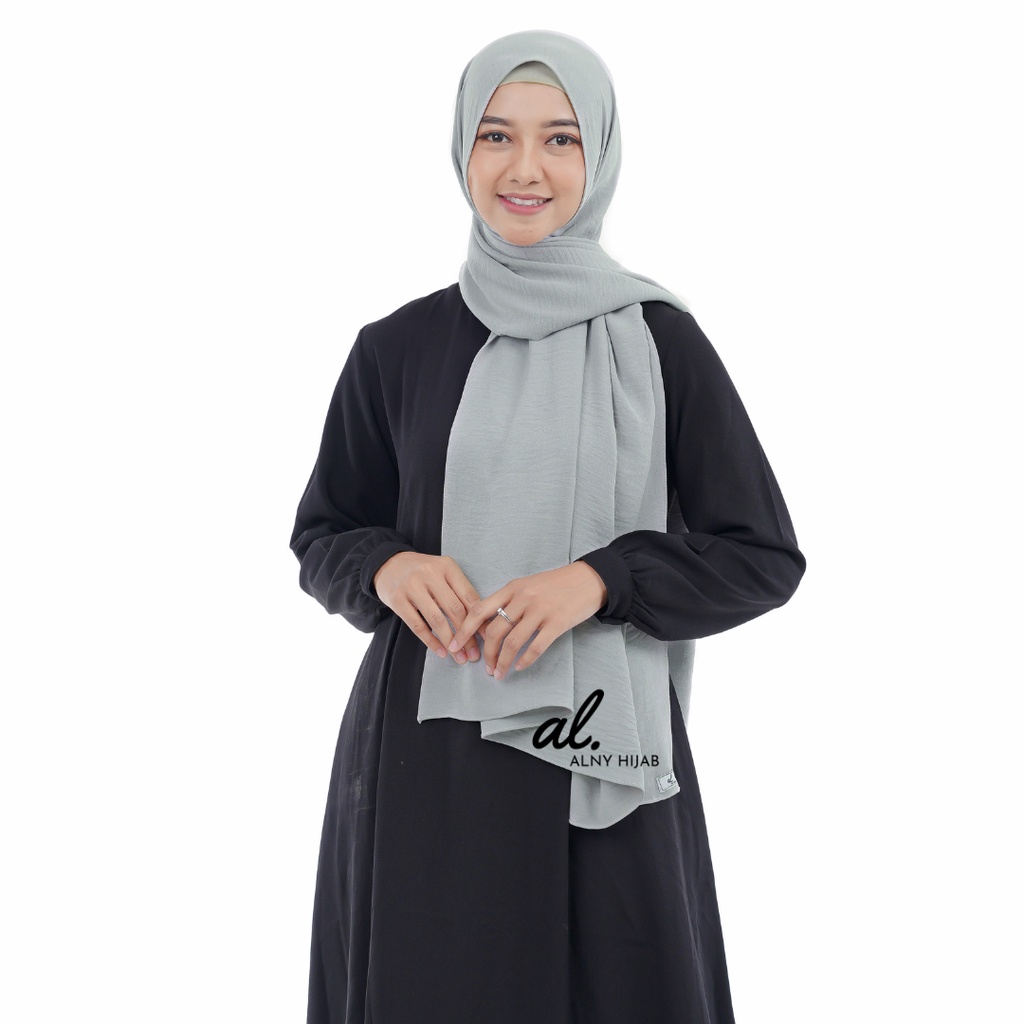 Alny Hijab - Pashmina Crinkle Airflow Premium