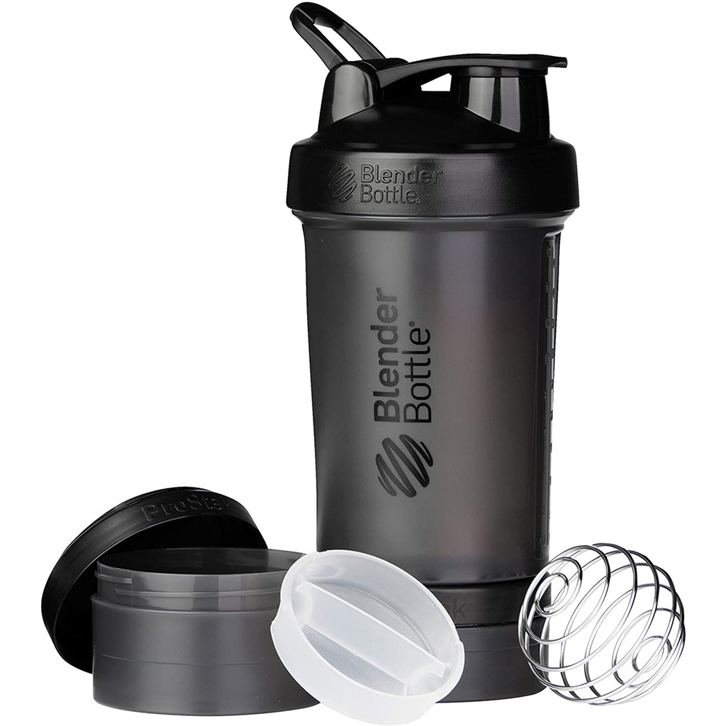 BlenderBottle ProStak System 650 ml with Pill &amp; Protein Storage Blender Bottle