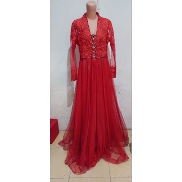 gaun pengantin second