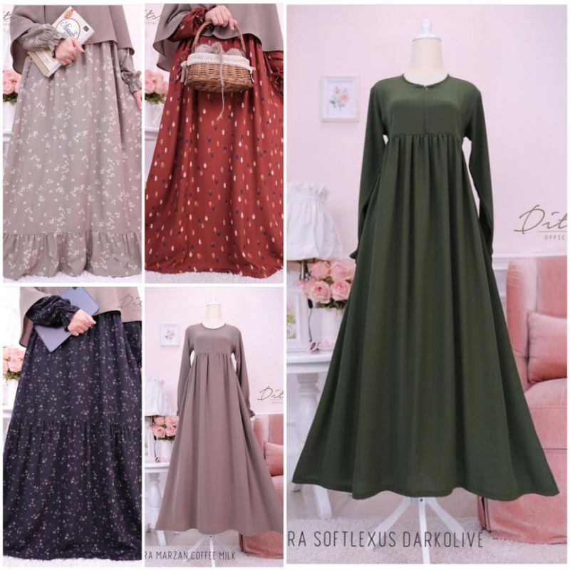 Ditsy April 2022 size L Lilura SL dark olive dan lilura MZ Coffemilk
