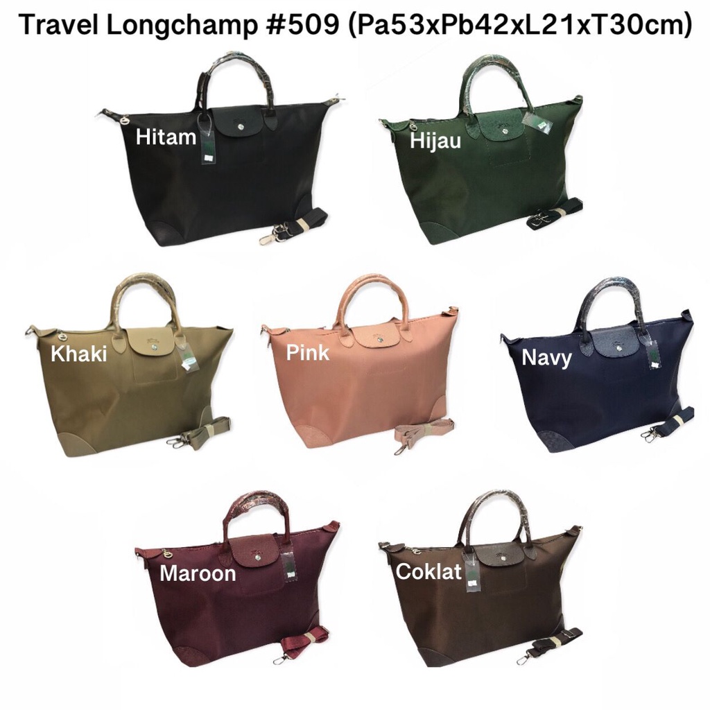 LatviaStore - Tas Fashion Wanita Import 509/Tas Travel Wanita/ Tas Jinjing Wanita/ Travel Bag Bahan 