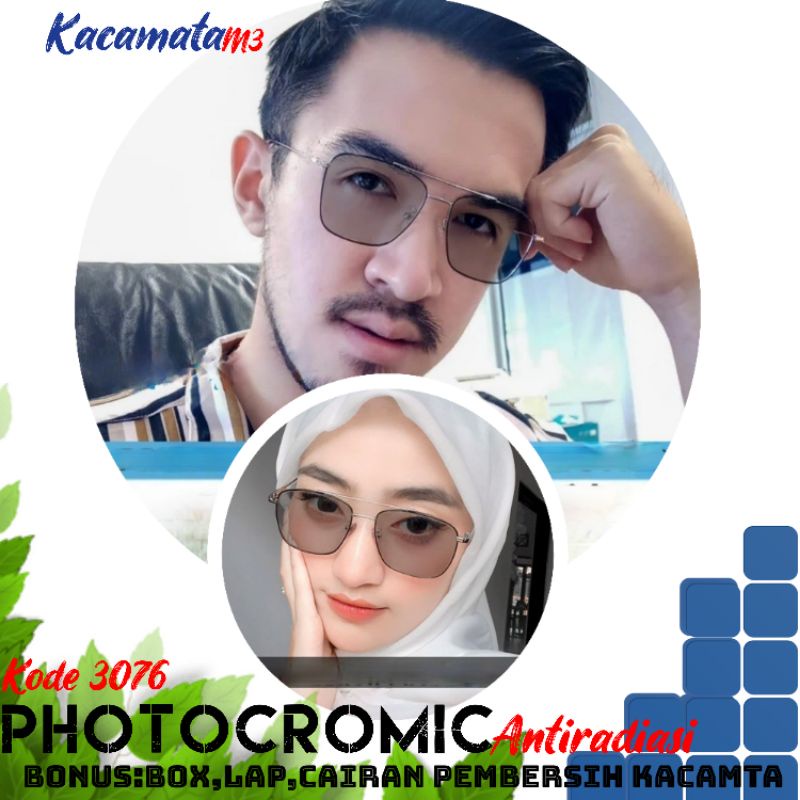 kacamata lensa photocromic antiradiasi boleh pilih yang blueray bisa normal minus plus cilinder sampai minus 5 cyl 2 harga masih sama tulis saja pesanan kaka di catatan saat order y free box lap cairan pembersih kode 3076 size 55-16-149