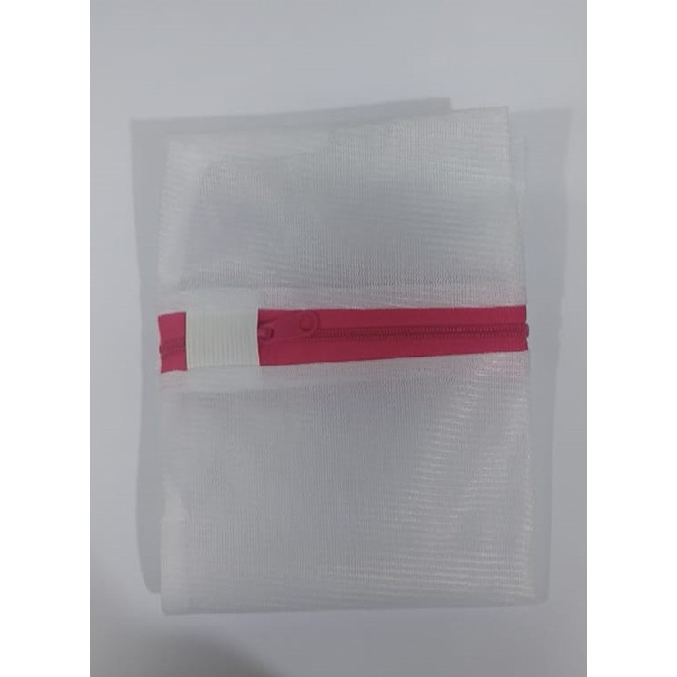 Laundry Bag Uk 25x30cm (Jaring Halus) Jaring Baju Kotor Kantong Mesin Cuci Bahan Jaring dan Resleting