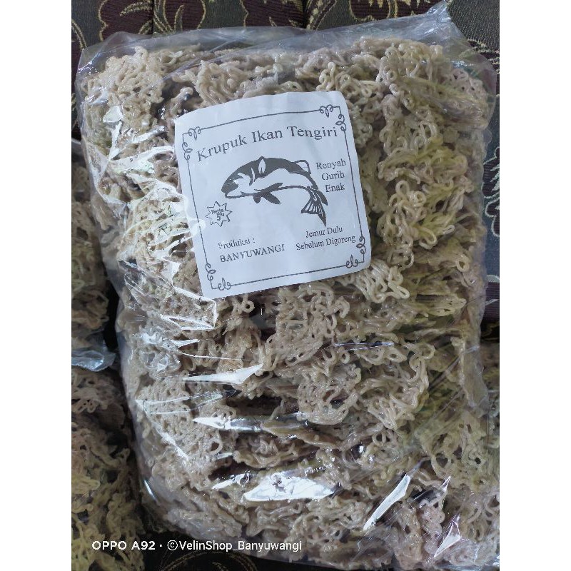 

kerupuk ikan tenggiri asli buatan orang banyuwangi berat 5kg