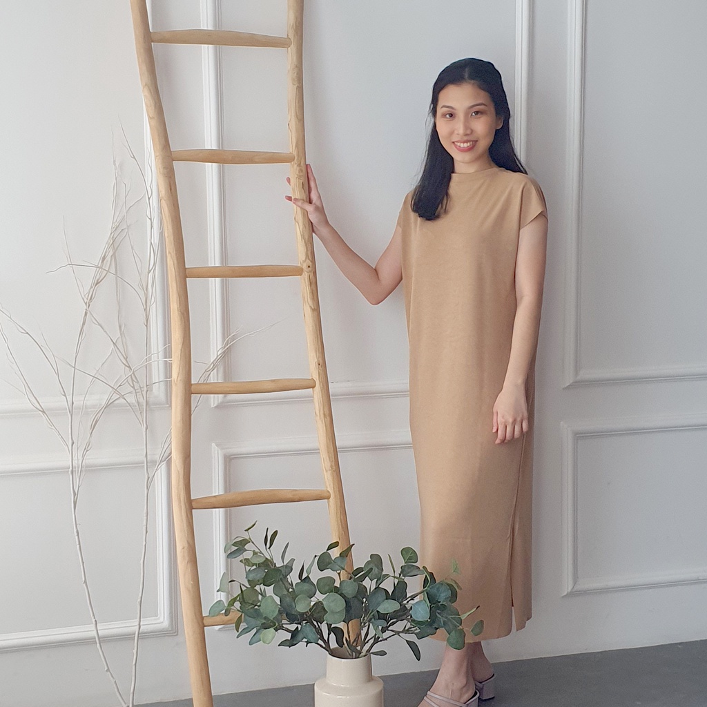 Giselle Dress - KNITTED DRESS WANITA / DRESS LONGGAR / LOOSE DRESS / DRESS RAJUT PREMIUM / CASUAL DR