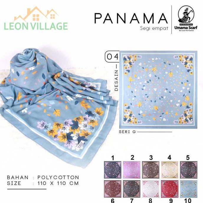 Kerudung Panama A4 Umama Hijab Jilbab Segi Empat Motif