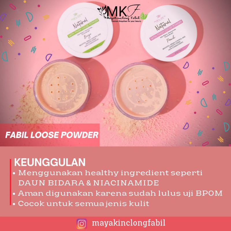 Fabil Bedak Tabur Natural
