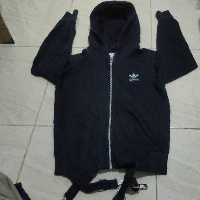 Jaket zipper hoodie Adidas PL