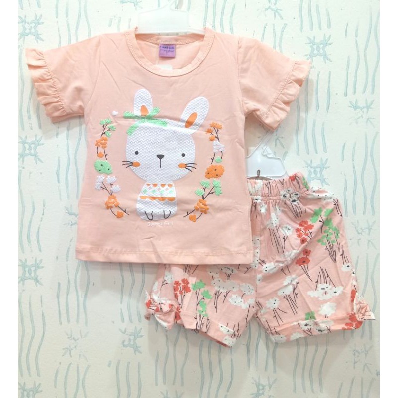 SETELAN ANAK PERMPUAN TIMMY GIRL CELANA HOTPANT "RABBIT"