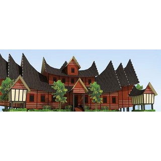 66 Gambar Rumah Adat Minang Terbaik