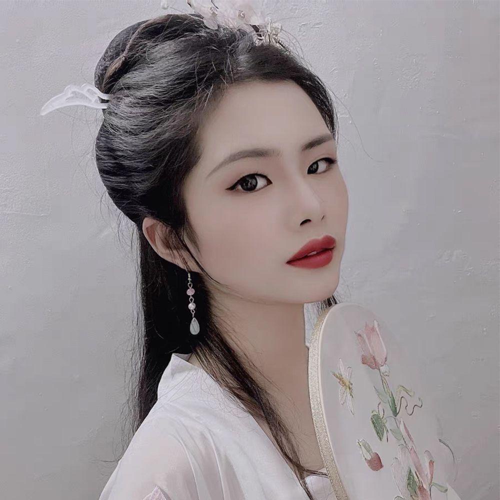 Agustina Wanita Aksesoris Rambut Retro Temperamen Resin Tongkat Han Pakaian Bulang Rambut Garpu Photograph Props Chinese Hairpin