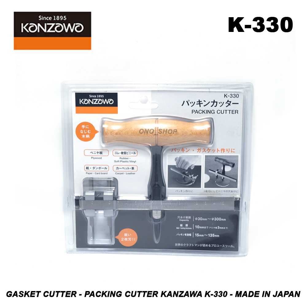 

Gasket Cutter - Packing Cutter Kanzawa K-330 - Made in Japan