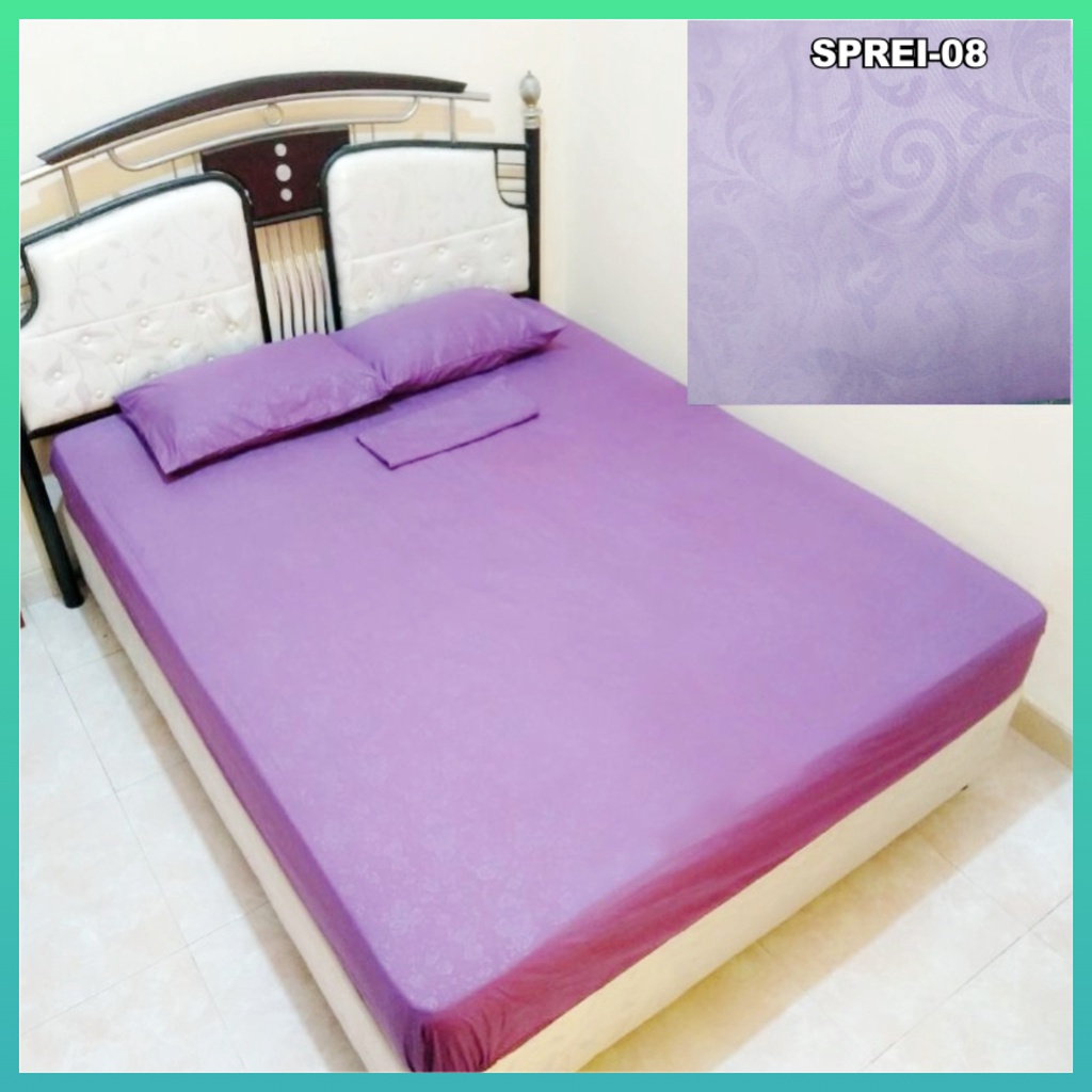 sprei Polos murah Berkualitas Sprei kasur Ukuran 160cm x 200cm Sprei Anti Luntur dan halus Worldhome66