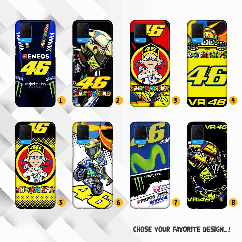 Premium Custom Case Oppo A54 Valentino Rossi Casing Hardcase