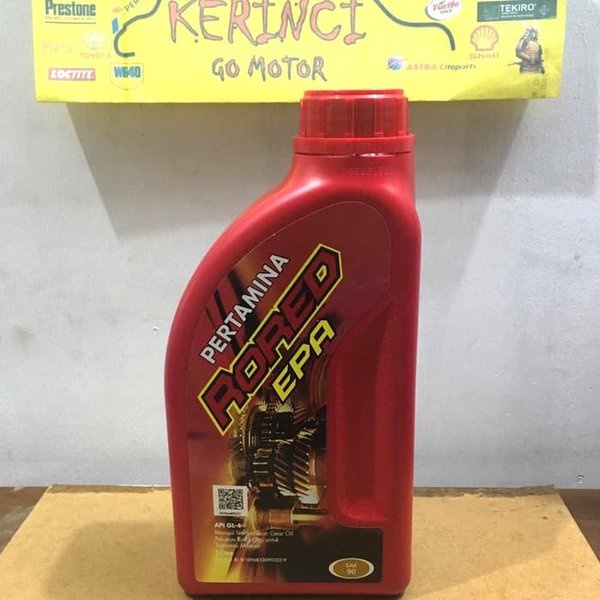 Dijual OLI RORED EPA SAE 90 1L PERTAMINA - OLI RODA GIGI RORED EPA 90 1 LITER Limited