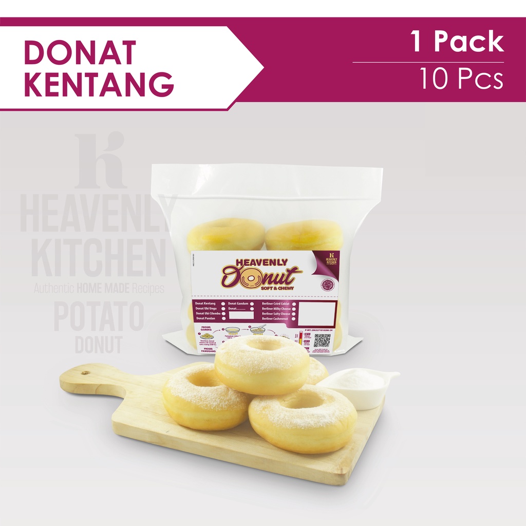 

Heavenly Kitchen Donat Kentang 1pack x 450gr