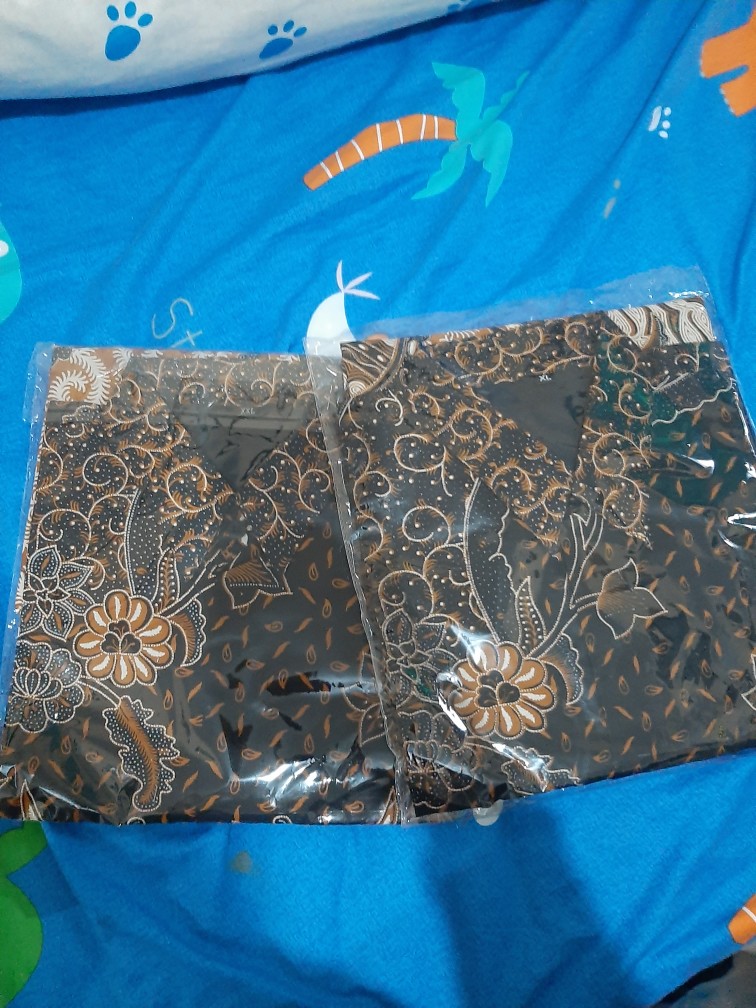 Vijay Pendek Kemeja Batik Pria Full Furing Katun Sragenan