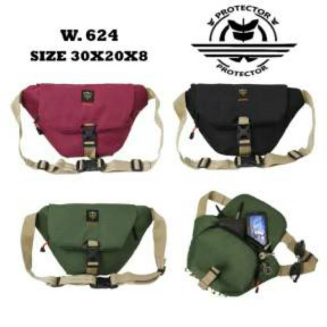 Waistbag pria preminum protector