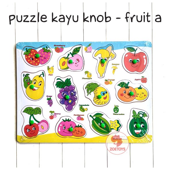 ZOETOYS Puzzle Kayu Knob | Puzzle | Puzzle kayu | Puzzle knob