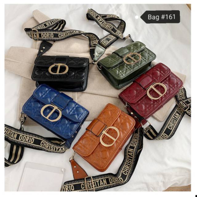 TAS WANITA CHRISTIAN DORIO  #161 TAS WANITA SELEMPANG TAS MAIN TAS KERJA IMPOR IMPORT
