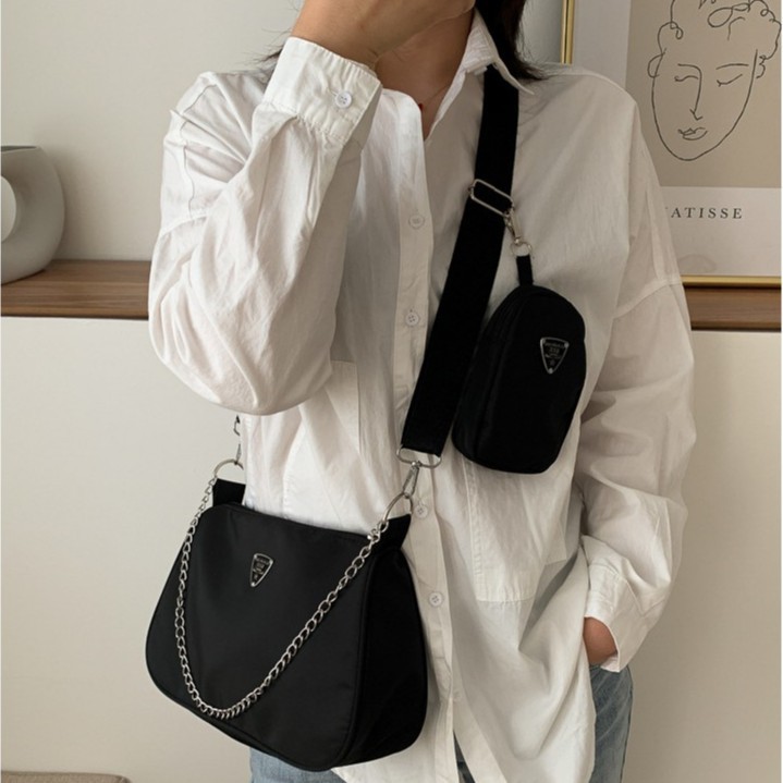 TM-37 tas selempang pesta wanita import korea jepang kulit