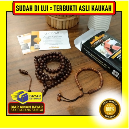 ORIGINAL, TASBIH KAUKAH BUTIR KECIL, TASBIH KAUKAH FUQOHA Istana Kaukah Asli