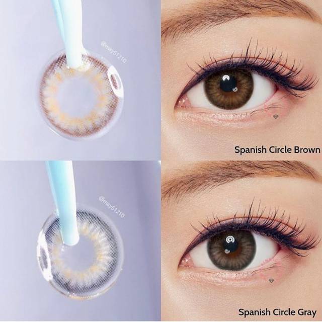 ORIGINAL Softlens Princess Spanish / Spanish Circle brown olive green grey soflens softlenses