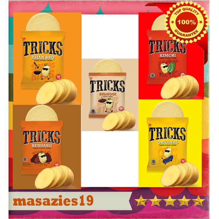 Tricks Snack Biscuit Kentang Panggang Aneka Rasa Harga Satuan