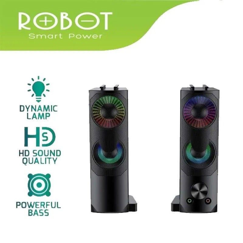 ROBOT RS300 SPEAKER SOUNDBAR MULTIMEDIA WITH RGB LED SPEAKER PC GAMING