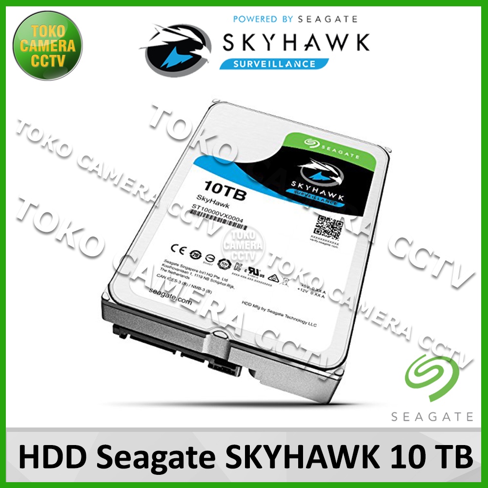 Hard Disk Seagate Skyhawk 10TB Khusus CCTV / Harddisk Seagate Skyhawk 10 Terra