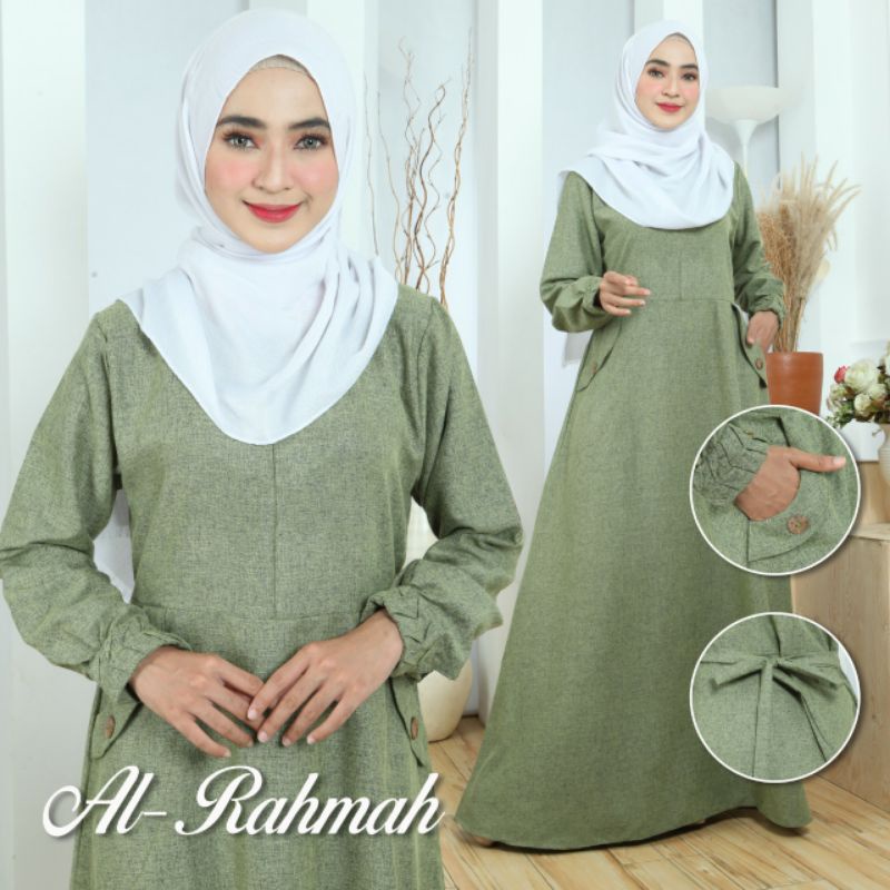 GAMIS KATUN MADINA SYAR'I MODEL SAKU DEPAN (Shalimah)