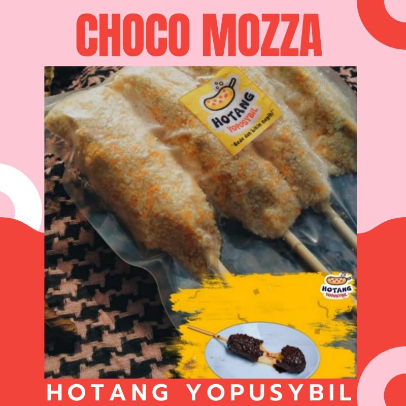 

CORNDOG MOZZARELLA COKLAT STIK UKURAN BESAR ISI 4PCS/Choco Mozza/Mozarella Goreng/HOTANG YOPUSYBIL