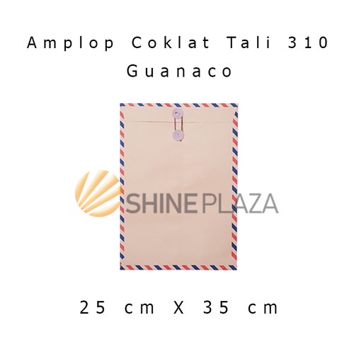 Amplop Coklat Tali 310 Guanaco - Amplop Tali 310 - Amplop Airmail 310