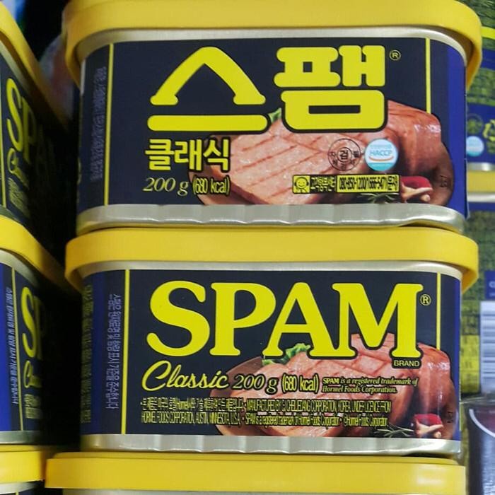 

f0fbfe00 Spam Korea Classic Rich Cheese Daging Maling Babi Impor Kaleng 200Gr - Classic Ds1Gk