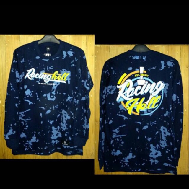 kaos lengan panjang racing hell termurah