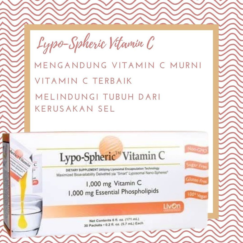 Lypo-Spheric Vitamin C 1,000 mg Vitamin C 1,000 mg Phospholipids, 30 Packets