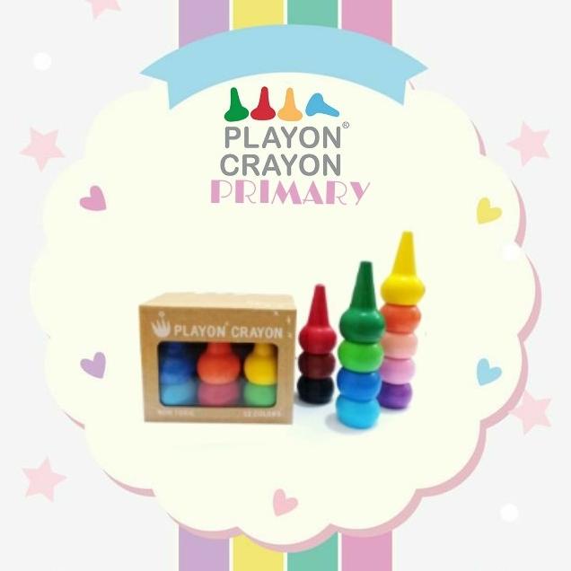 

Playon Crayon Primary Color 12 Pcs