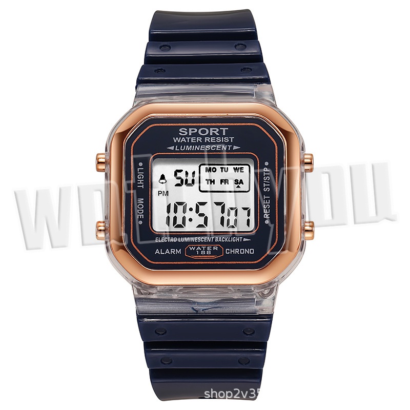 Watchyou Jam Tangan Anak A0177 New Led Colorful Electronic Watches Fashion Outdoor Sports Waterproof Watches