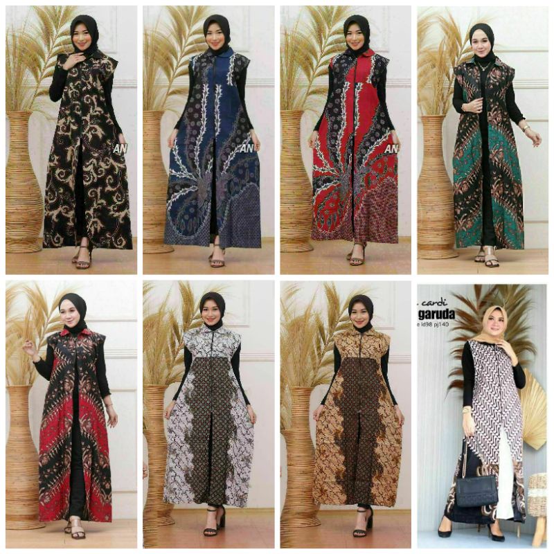 MURAH BATIK WANITA LONGCARDI SERAGAM