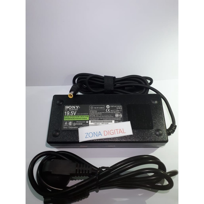 ADAPTOR CHARGER MONITOR SONY VAIO 19.5V 6,2A VGP-AC19V20 VGP-AC19V33 VGP-AC19V37