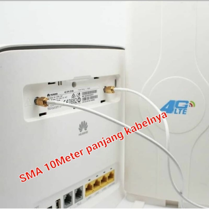 Antena Penguat Signal Wifi Modem / Router Huawei Zte Mimo CRC9 TS9 SMA