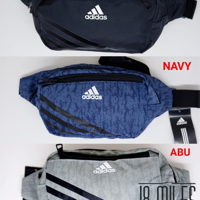 TAS ADIDAS waist bag adidas 3 warna import UNISEX -