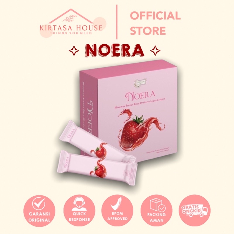 [READY] Noera Collagen Drink With Birdnest and Saffron Extract • Minuman Kolagen Pemutih Badan • Sup