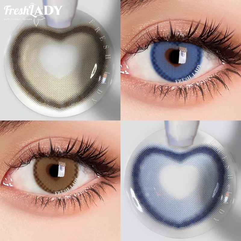 Softlens Motif Hello Kitty / Softlens motif Love heart / softlens motif kotak / softlens motif bulan