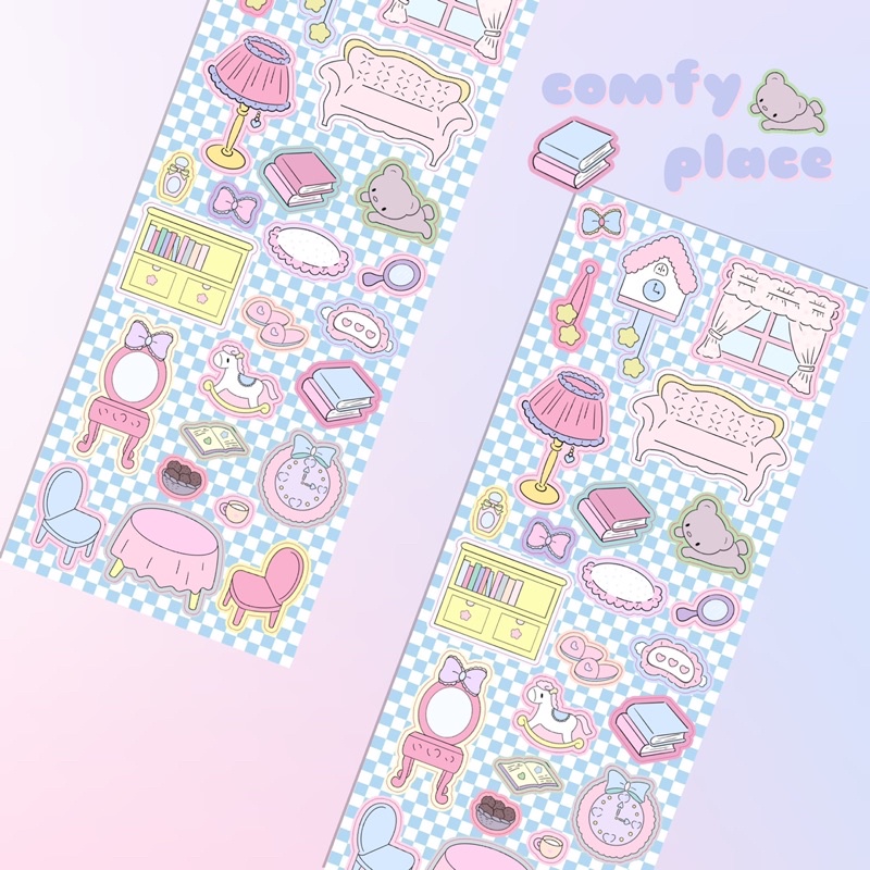 

pearlyblossom comfy place deco sticker