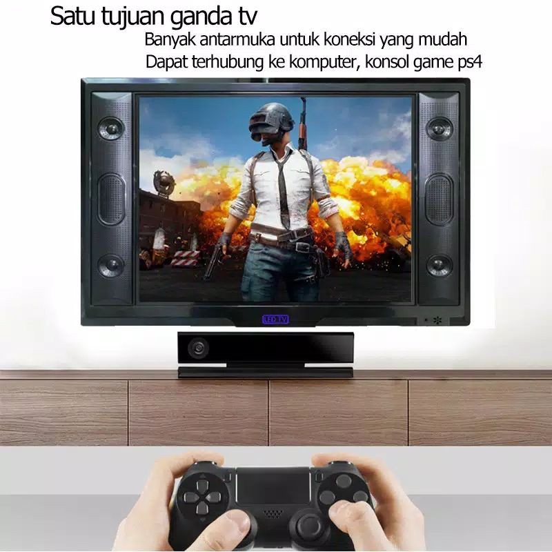 TV LED 24 INCI LAYAR HD SUPPORT HDMI VA VGA HDMI COCOK U/KOMPUTER CCTV TELEVISI GAME PS DLL