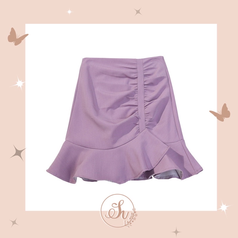 BKY - Korean Flare Mini Skirt A Line Highwaist - Yuna